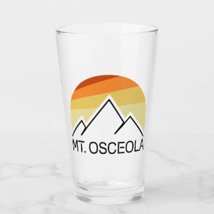 Mount Osceola New Hampshire Retro Glass