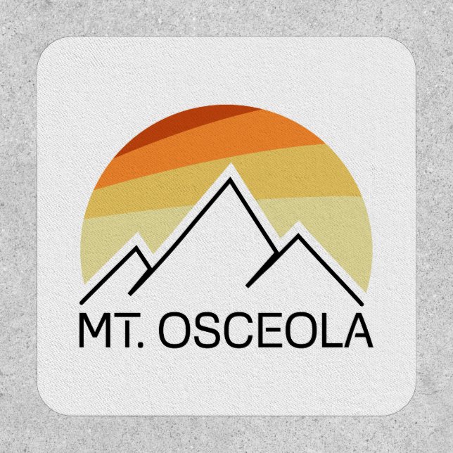 Mount Osceola New Hampshire Retro Patch (Front)