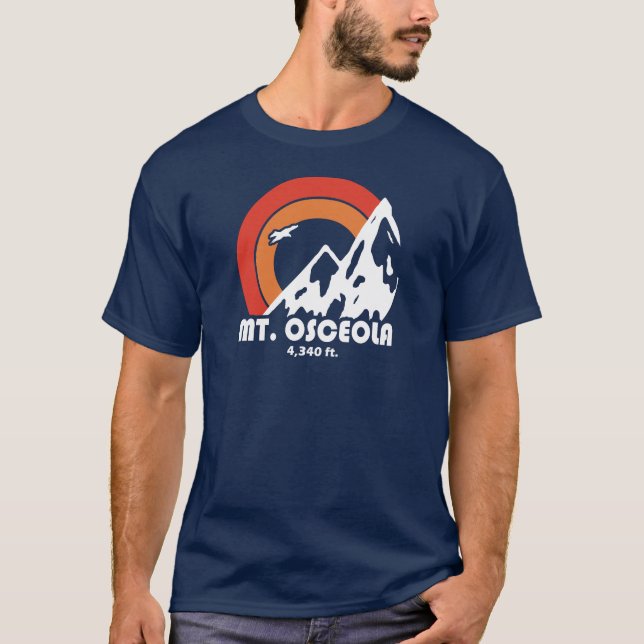 Mount Osceola New Hampshire Sun Eagle T-Shirt (Front)