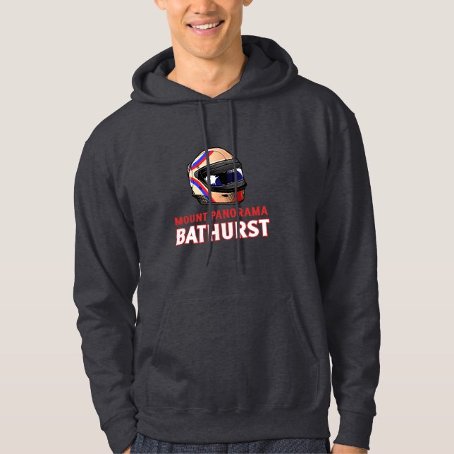 mount panorama Bathurst Australia motor racing Hoodie (Front)