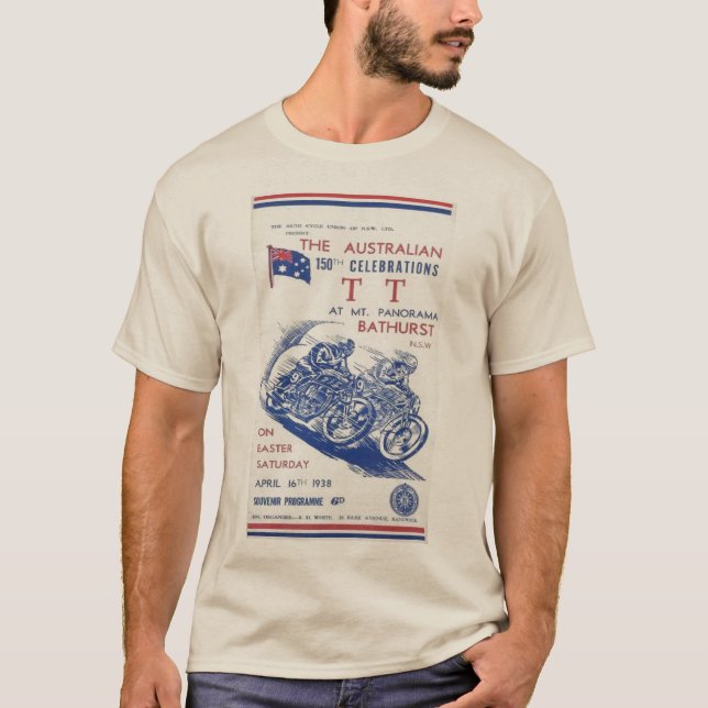 Mount Panorama Bike Races 1938 T-Shirt (Front)