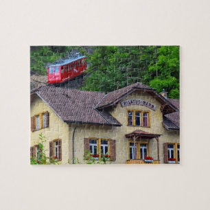 Mount Pilatus Bahn - Cog Railway - 8x10 - 110 pc Jigsaw Puzzle