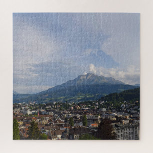 Mount Pilatus Lucerne Switzerland - 20x20 - 676 pc Jigsaw Puzzle