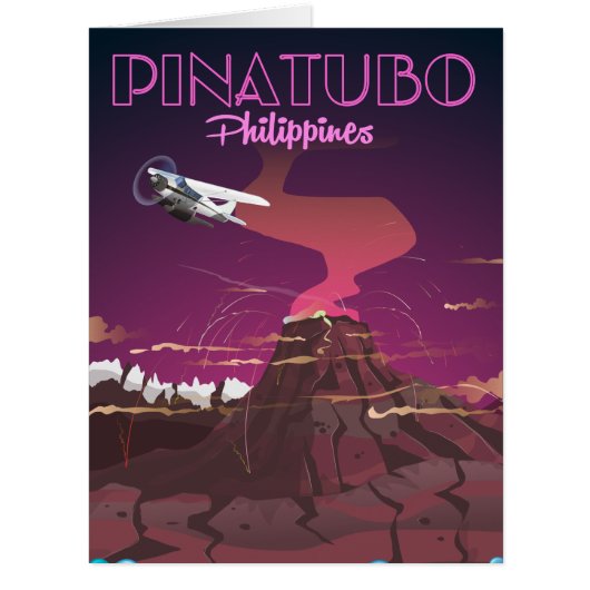 Mount Pinatubo, Philippines Cards (Front)