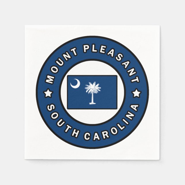 Mount Pleasant South Carolina Napkins (Front)