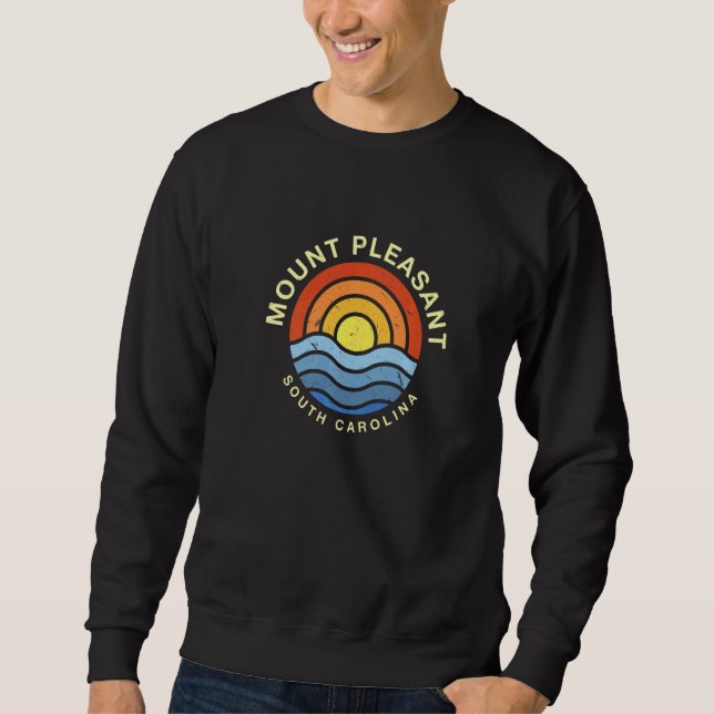 Mount Pleasant South Carolina Sc Summer Us Cities  Sweatshirt (Front)
