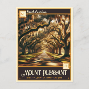 Mount Pleasant, South Carolina Vintage Postcard
