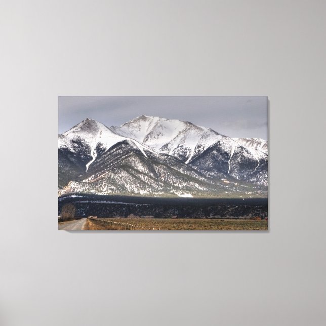 Mount Princeton Canvas Print (Front)