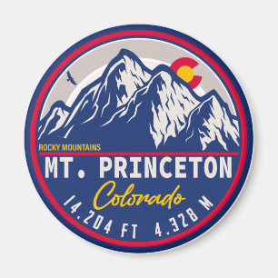Mount Princeton Colorado - 14ers fourteener hiking Magnet