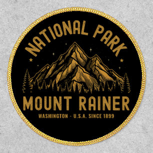 Mount Rainer National Park Forest Landscape Patch