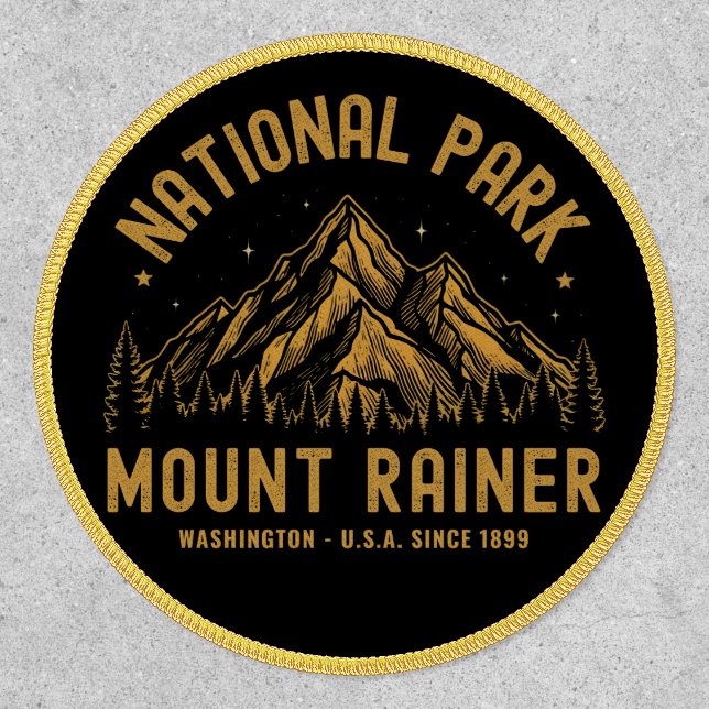 Mount Rainer National Park Forest Landscape Patch (Front)