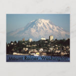 Mount Rainer, Washington Postcard at Zazzle