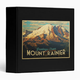 Mount Rainier 3 Ring Binder