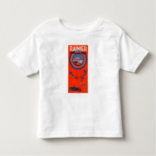 Mount Rainier Advertising Poster 2 Toddler T-shirt