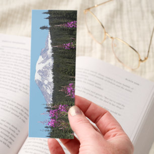 Mount Rainier and Fireweed Wildflowers Bookmarks