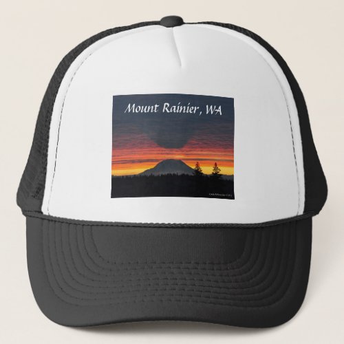 Mount Rainier and its Shadow Trucker Hat