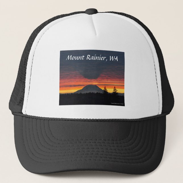 Mount Rainier and its Shadow Trucker Hat (Front)