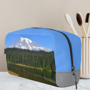 Mount Rainier and Lake Scenic Landscape Dopp Kit