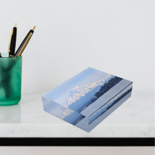 Mount Rainier and Puget Sound Landscape Paperweight