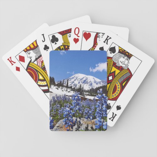 Mount Rainier at Paradise Point Playing Cards