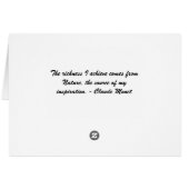 Mount Rainier Blank Card (Back Horizontal)