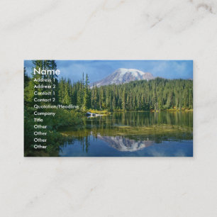 Mount Rainier business card