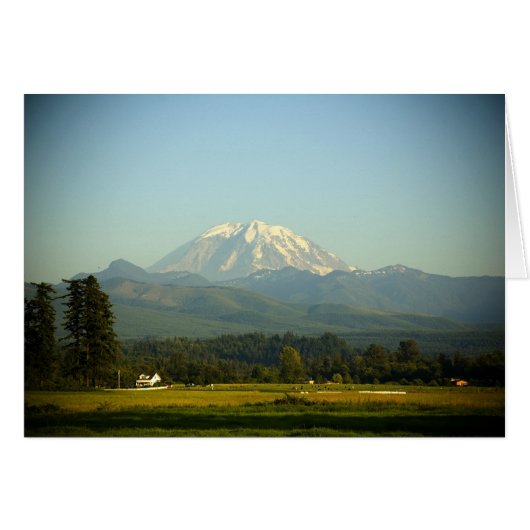 Mount Rainier Card (Front Horizontal)