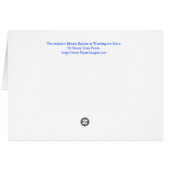 Mount Rainier Card (Back Horizontal)