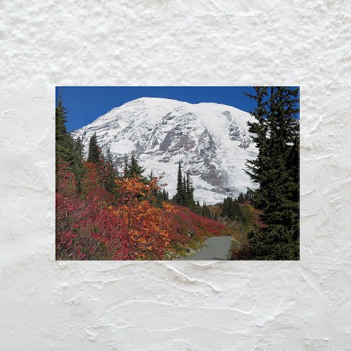 Mount Rainier Fall Colors Photographic Acrylic Print