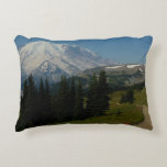 Mount Rainier from the Sourdough Ridge Trail Accent Pillow