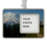 Mount Rainier from the Sourdough Ridge Trail Christmas Ornament