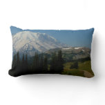 Mount Rainier from the Sourdough Ridge Trail Lumbar Pillow