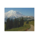 Mount Rainier from the Sourdough Ridge Trail Metal Print