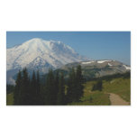Mount Rainier from the Sourdough Ridge Trail Rectangular Sticker