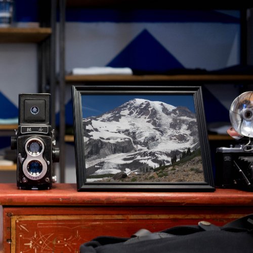 Mount Rainier Glacier Vista Landscape Photo Print