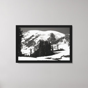 Mount Rainier in June Canvas Print