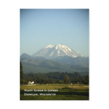 Mount Rainier in Summer Postcard
