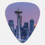 Mount Rainier In The Background. Guitar Pick at Zazzle