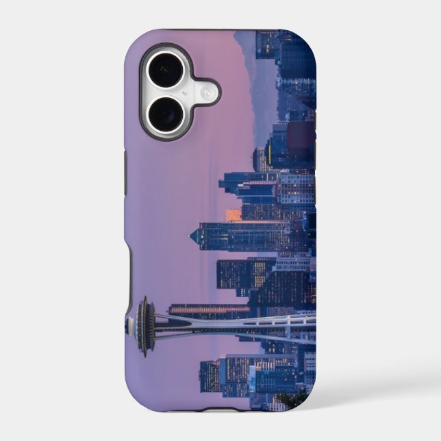 Mount Rainier in the background. Iphone Case (Back)