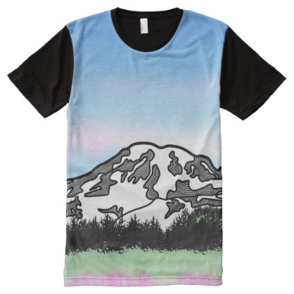 Mount Rainier Jackson Hole All-Over-Print Shirt