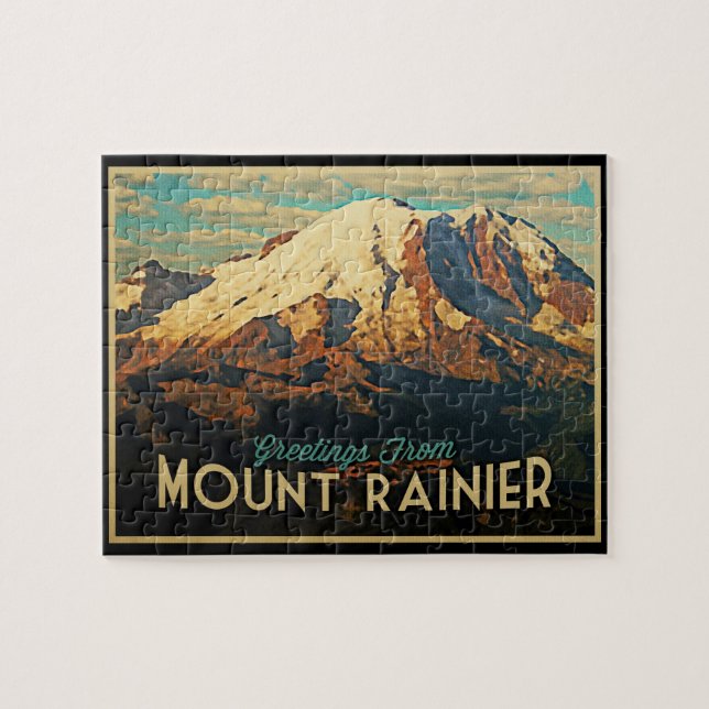Mount Rainier Jigsaw Puzzle (Horizontal)