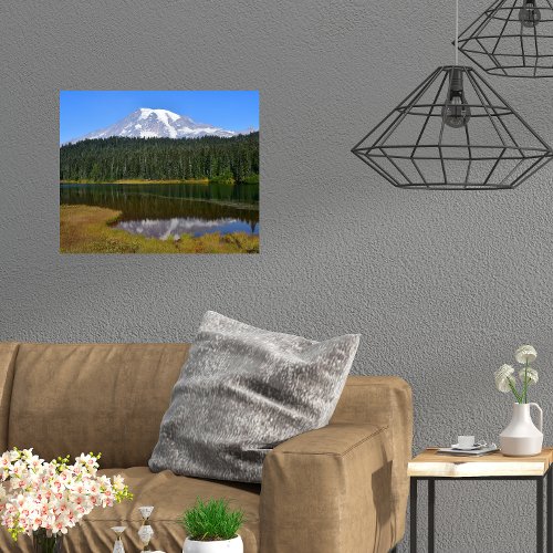 Mount Rainier Lake Reflection Landscape Gallery Wrap