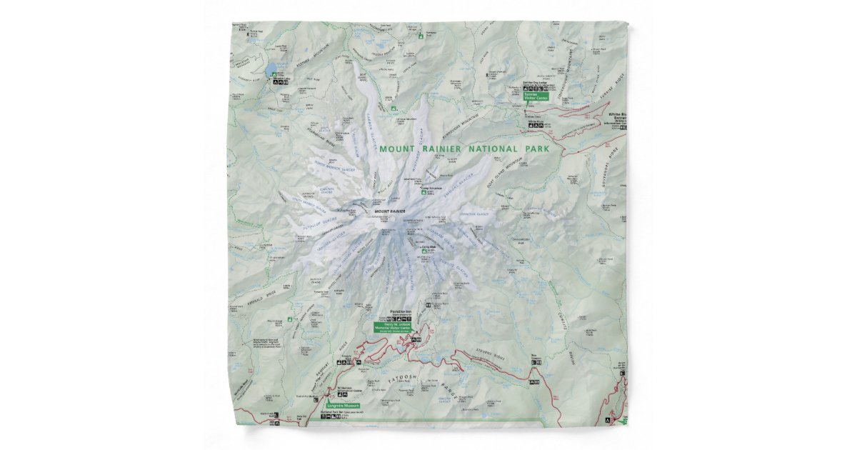 mount rainier map