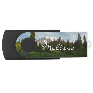 Mount Rainier Morning Light Flash Drive