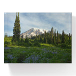 Mount Rainier Morning Light Paperweight