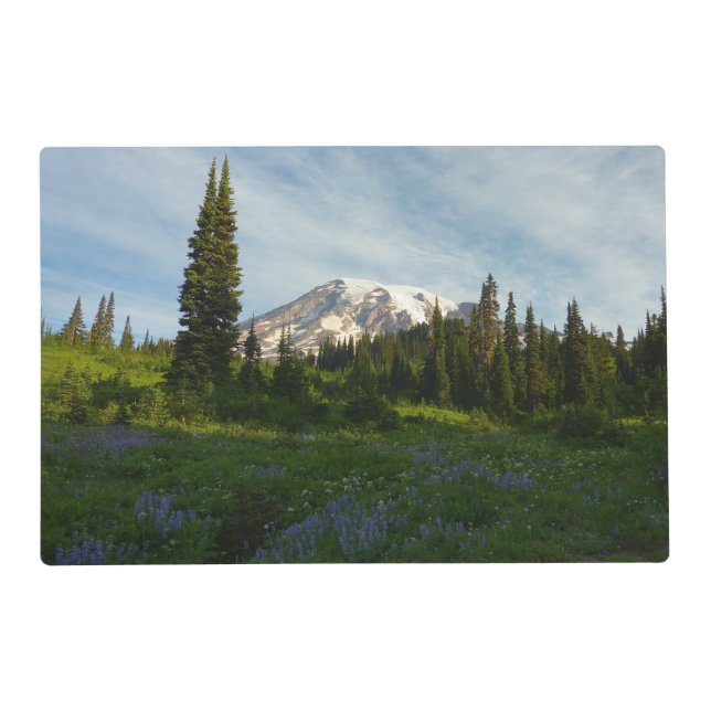 Mount Rainier Morning Light Placemat (Front)
