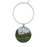 Mount Rainier Morning Light Wine Charm