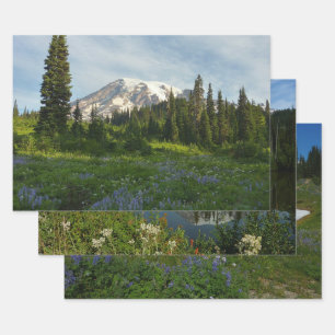 Mount Rainier Morning Light Wrapping Paper Sheets