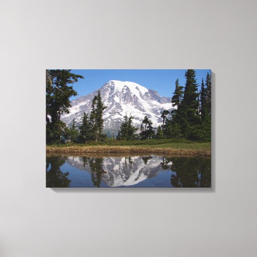 Mount Rainier Mt Rainier National Park WA Canvas Print