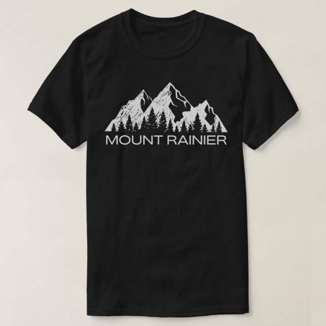 Mount Rainier  Mt Rainier National Park Washington T-Shirt (Design Front)